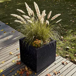 IDEALIST Lite Square Box Contemporary Marble Light Concrete Planter