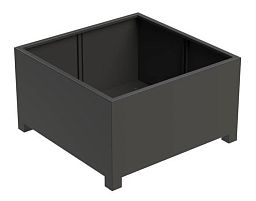 Florida with Feet Outdoor Aluminum Square Planter