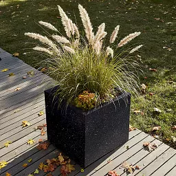 IDEALIST Lite Square Box Contemporary Marble Light Concrete Planter