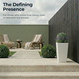 IDEALIST Lite Tall Tapered Contemporary Light Concrete Planter