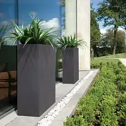 IDEALIST Lite Narrow Contemporary Light Concrete Trough Planter