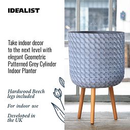 IDEALIST Lite Faceted Effect Planter on Legs