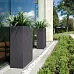 IDEALIST Lite Narrow Contemporary Light Concrete Trough Planter