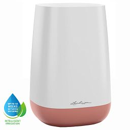 LECHUZA YULA Flower Tall Square Poly Resin Indoor Planter