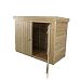 Installed Outdoor Pressure Treated Wooden Overlap Pent Outdoor Store by Forest Garden