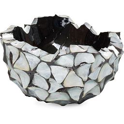 Shell Mother of pearl Bowl Polystone Indoor Planter
