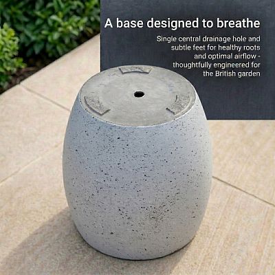 IDEALIST Lite Contemporary Light Concrete Egg Planter