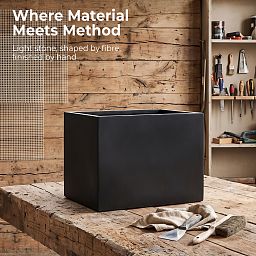 IDEALIST Lite Contemporary Light Concrete Trough Planter