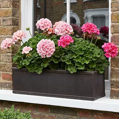 IDEALIST Lite Vertical Ribbed Vintage Style Window Box