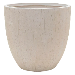 Raindrop Fibreclay Egg Planter | Indoor and Outdoor Plant Pot
