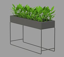 Brett Outdoor Fiberglass Trough Planter
