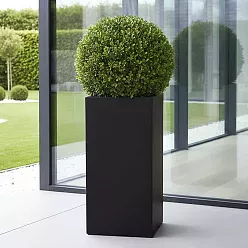 IDEALIST Lite Tall Square Contemporary Light Concrete Planter
