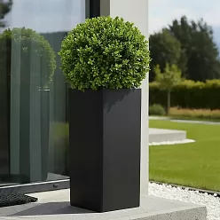 IDEALIST Lite Tall Square Contemporary Light Concrete Planter