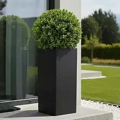 IDEALIST Lite Tall Square Contemporary Light Concrete Planter