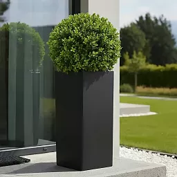 IDEALIST Lite Tall Square Contemporary Light Concrete Planter