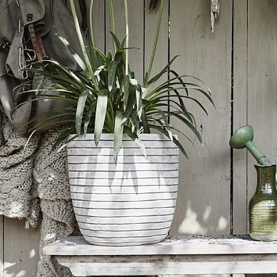 Round Egg Resin Planter by Cadix Capi Tutch Row