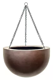 Gradient Hanging Bowl Planter | Polyresin Indoor Plant Pot