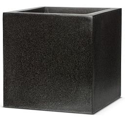 Square Fiberstone Contemporary Planter by Cadix Capi Lux