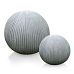 Set of IDEALIST Lite Vertical Ribbed Outdoor Garden Decorative Balls