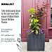 IDEALIST Lite Ribbed Square Outdoor Planter