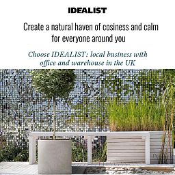 IDEALIST Lite Square Box Contemporary Light Concrete Planter