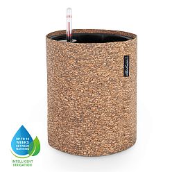 LECHUZA TRENDCOVER Round Self-watering Planter