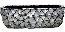 Shell Trough Polystone Indoor Planter