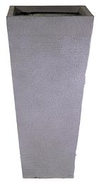 IDEALIST Lite Ribbed Light Concrete Tapered Planter