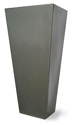 Tapered Fiberglass Square Tall Aluminium Planter Pot In/Out
