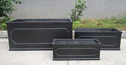 IDEALIST Lite Faux Lead Chelsea Light Concrete Through Planter