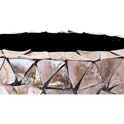 SHELL Oval Polystone Planter