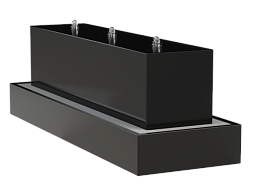 Aluminium Trough Fountain Waterblock