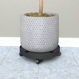 Heavy Weight Recycled Plastic Plant Caddy on Wheels