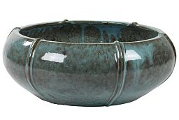Ceramic Bowl Lined Glossy Planter Pot In/Out