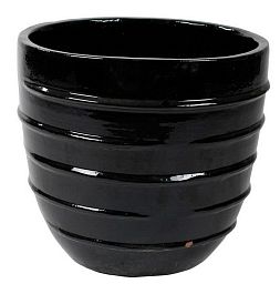 Ceramic Round Circular Glossy Planter Pot In/Out