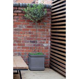 IDEALIST Lite Victorian Box Square Light Stone Outdoor Planter