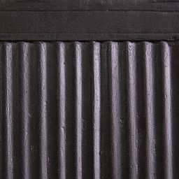 IDEALIST Lite Vertical Ribbed Vintage Style Square Planter