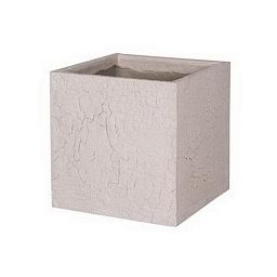 Fibrestone Block Sundried Square Planter by Idealist Premium