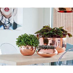 Fiberstone Glossy Round Sunny Planter by Idealist Premium
