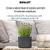 IDEALIST Lite Vertical Ribbed Square Effect Outdoor Planter