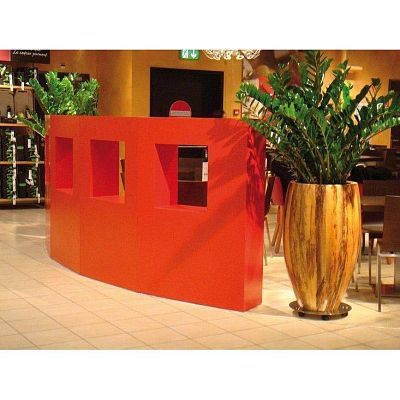 Banana Round Tall Polystone Indoor Planter