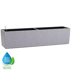 LECHUZA BALCONERA Stone Trough Poly Resin Self-watering Planter