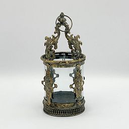 Round Metal Natural Ornament Garden Lantern by Minster