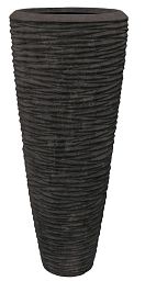 Composits Polystone Partner Seaside Round Tall Indoor Planter Pot