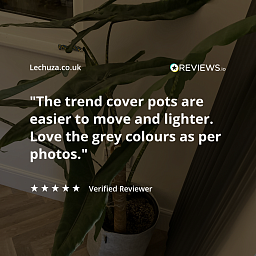 LECHUZA TRENDCOVER Round Self-watering Planter