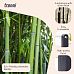 Froppi Bamboo Free Standing Towel Rack, Wooden Towel Holder and Ladder with 3 Bars