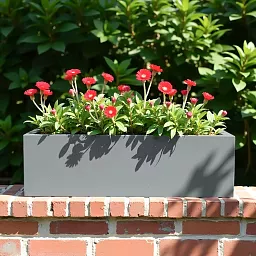 IDEALIST Lite Window Box Light Concrete Planter