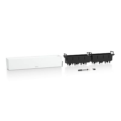 LECHUZA BALCONERA Color Trough Poly Resin Self-watering Planter
