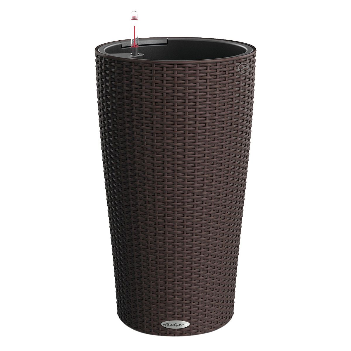 LECHUZA CILINDRO Cottage Round Tall Poly Resin Self-watering Planter