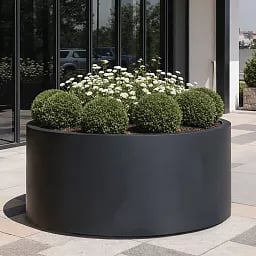 RING Round Jumbo Outdoor Fiberglass Planter